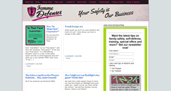 Desktop Screenshot of femmedefenses.com