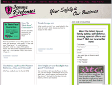 Tablet Screenshot of femmedefenses.com